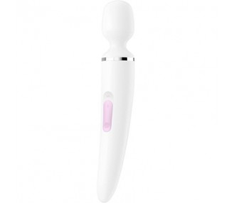 Satisfyer Wand-er Woman Massage Stick with 50 Vibration Modes 34cm - White