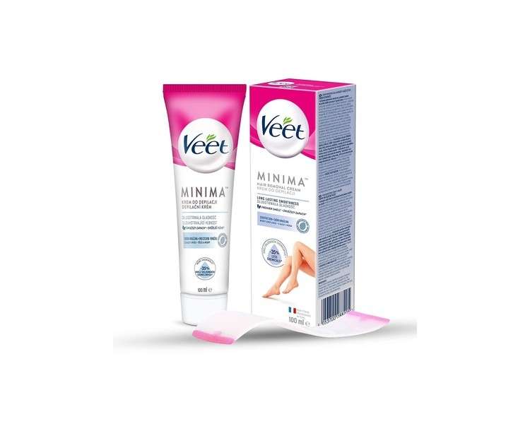 Veet Hair Removal Cream for Sensitive Skin with Silk & Fresh Technology 100ml