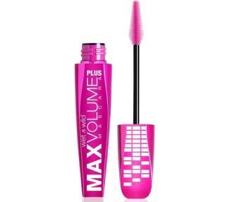 Wet 'n' Wild Max Volume Plus Mascara Volumizing and Lash-defining Antioxidant Formula with Macadamia Nut Jojoba and Olive Oils Enriched with D-Panthenol No-clumping Effect Amp'd Black 1 Count