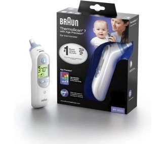 Braun Healthcare ThermoScan 7 Ear Thermometer with Age Precision IRT6520 - White
