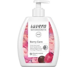 Lavera Berry Care Hand Wash Organic Goji & Acai Mild Cleansing Vegan Skin-Neutral pH 250ml
