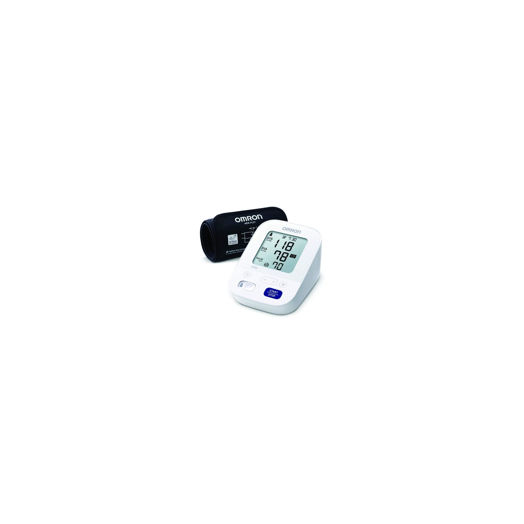 OMRON M3 Comfort HEM-7155-E Upper Arm Blood Pressure Monitor with IntelliWrap Cuff and Intellisense Technology