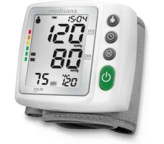 Medisana BW 315 Wrist Blood Pressure Monitor with Memory Function and Irregular Heartbeat Indicator