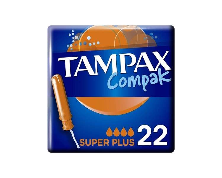 Tampax Compak Super Plus Tampons with Applicator