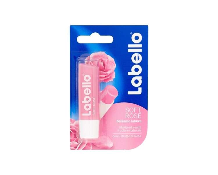 Labello Lip Care Balm Soft Rose 4.8g 5.5ml