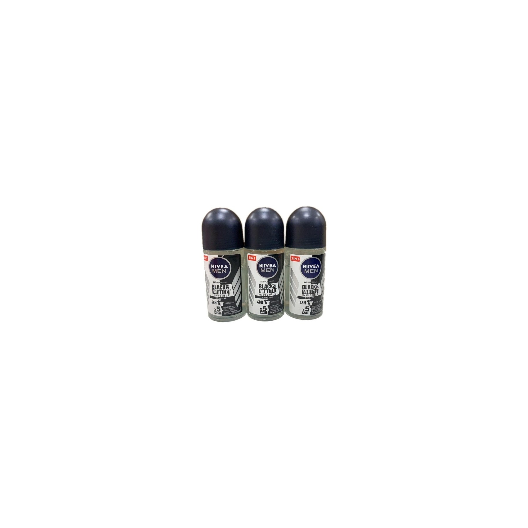 Nivea Men Black And White Invisible Deodorant Roll-On 50ml