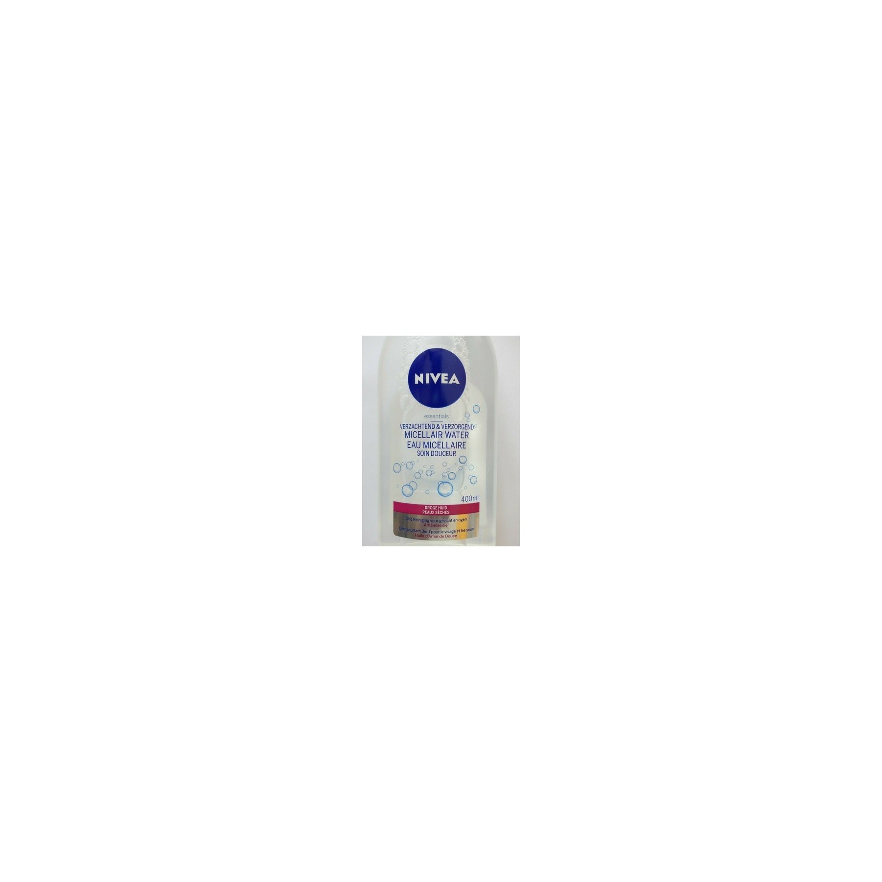 NIVEA Micellar Water 3-in-1 Makeup Remover with Sweet Almond Oil 400ml