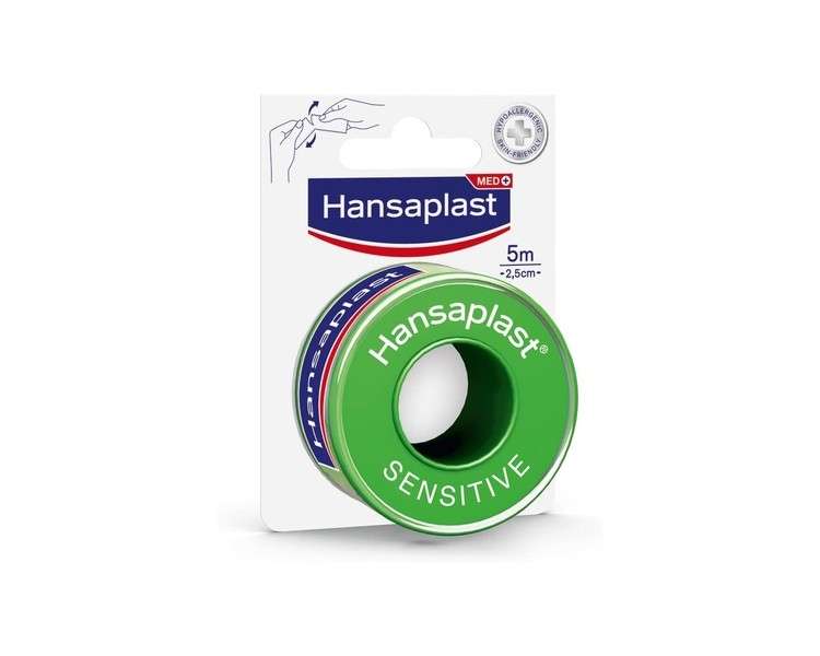 Hansaplast Sensitive Fixing Plaster 5m x 2.5cm