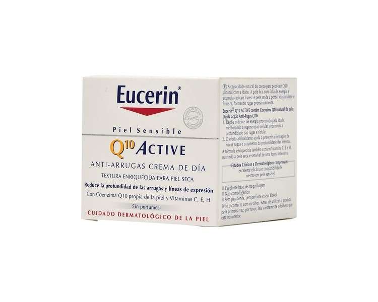 Eucerin Day Cream Q10 Active For Dry Skin 50ml