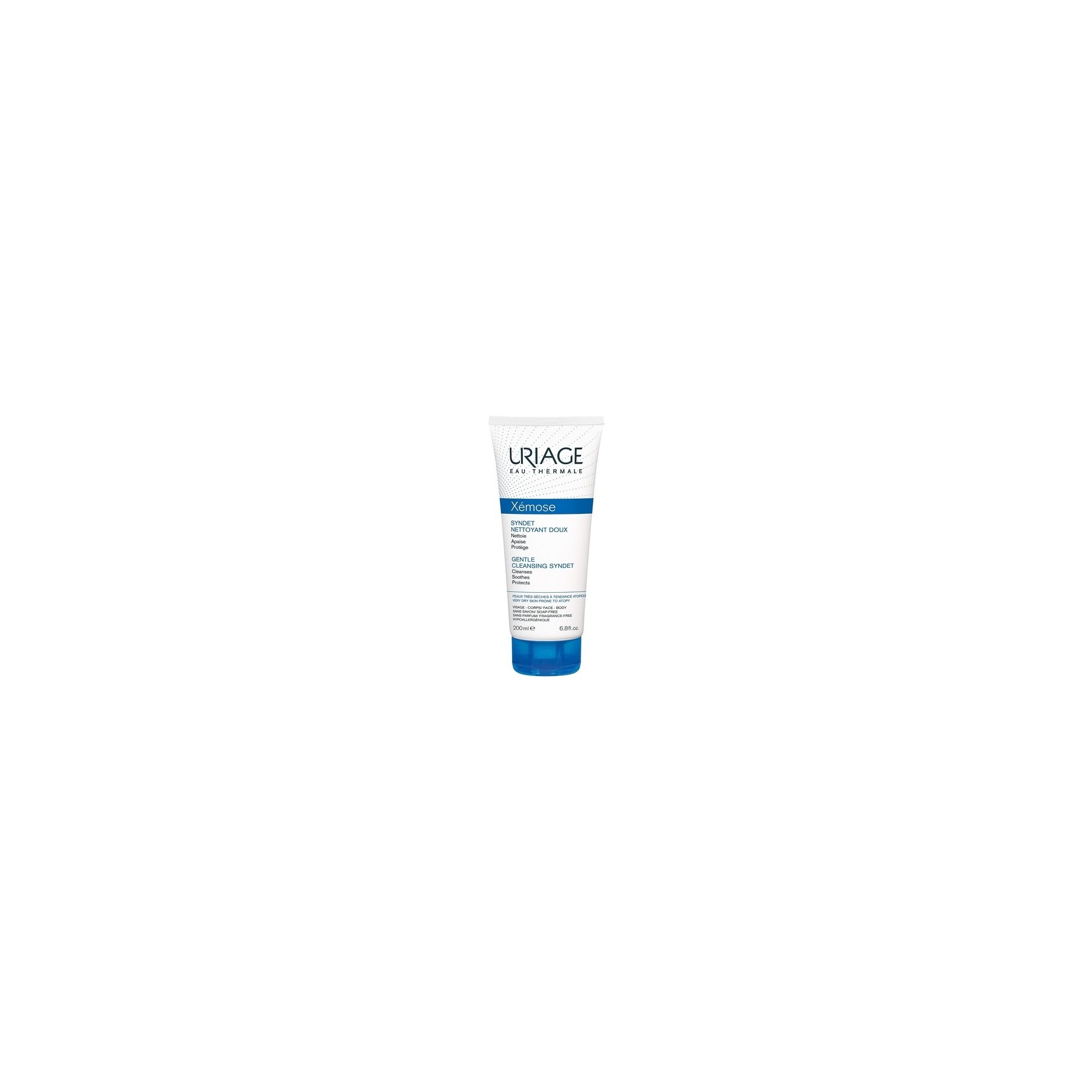 Uriage Xemose Syndet Cleanses Soothes Protects Gentle Cleansing Gel