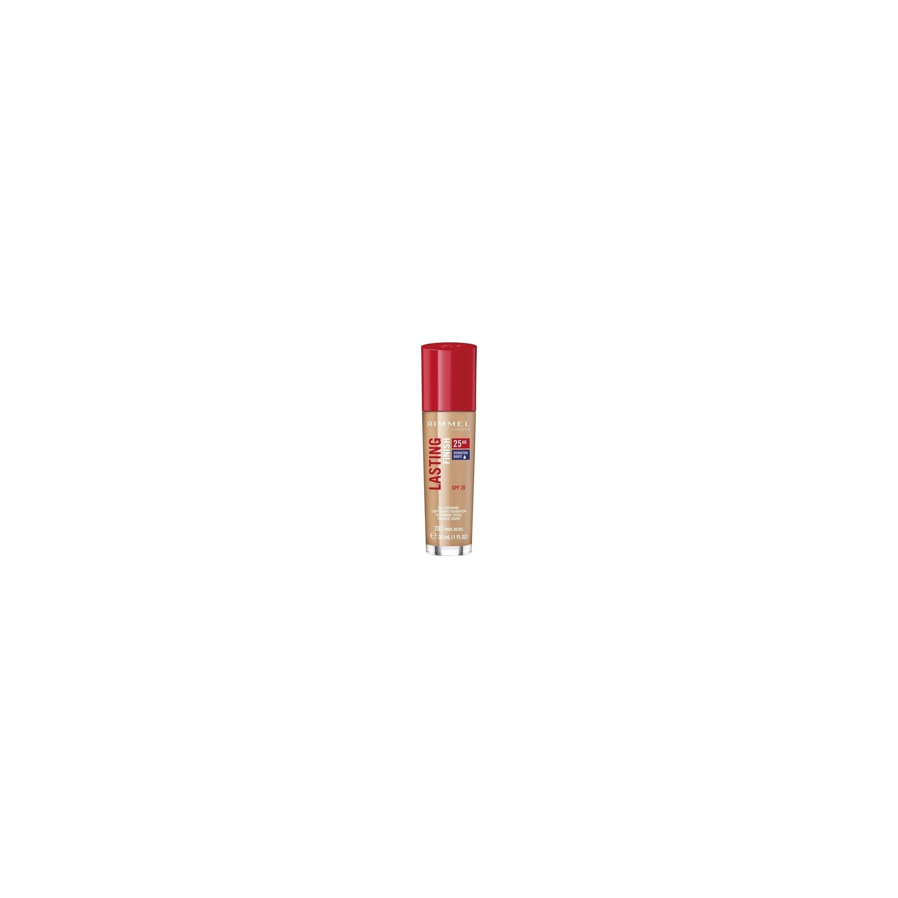 Rimmel Lasting Finish Foundation 203 True Beige 30ml