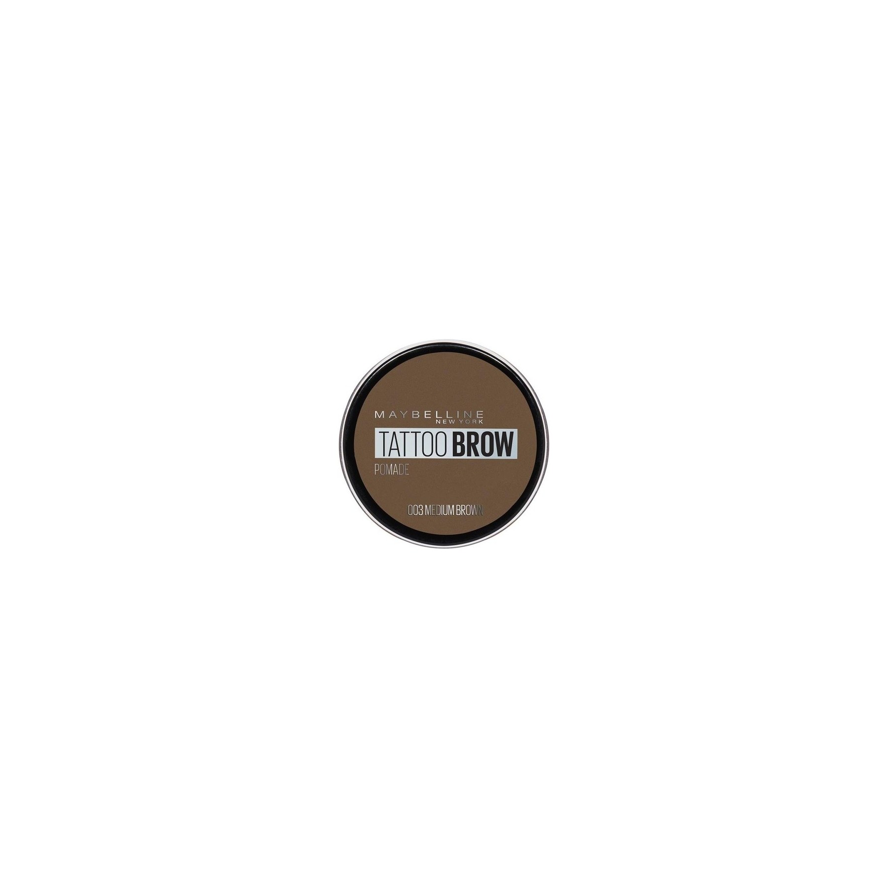 Maybelline Eyebrow Tattoo Brow Longlasting Eyebrow Pomade Pot Medium Brown 1 Count