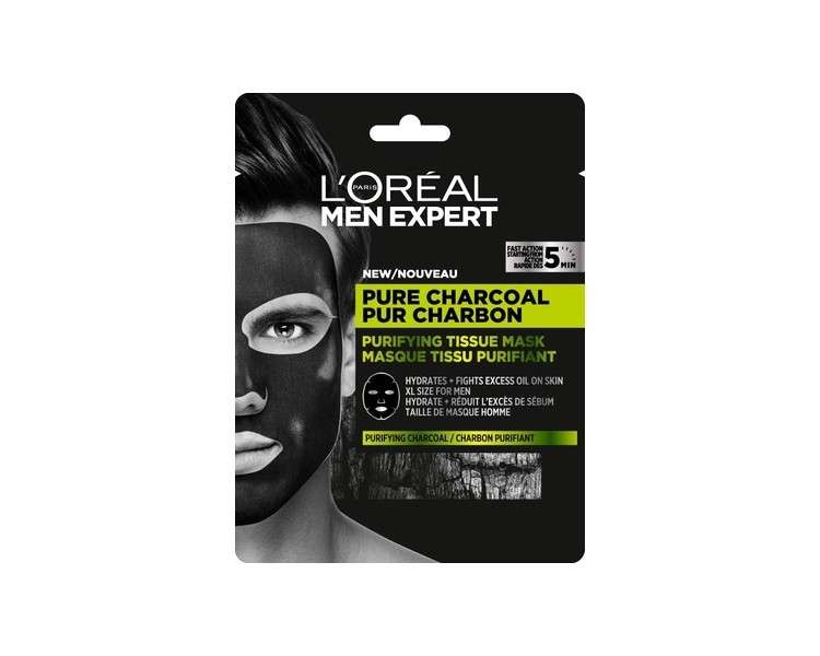 L'Oreal Black Face Mask 30g