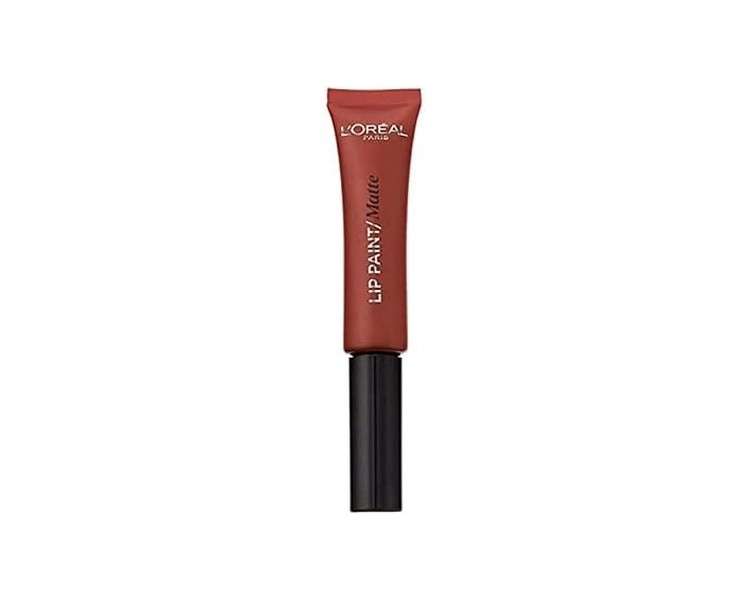 L'Oreal Infallible Nudist Matte Lip Paint 213 Stripped Brown