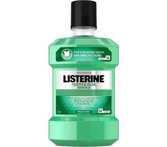 Listerine Teeth and Gum Defence Mouthwash Fresh Mint 1L