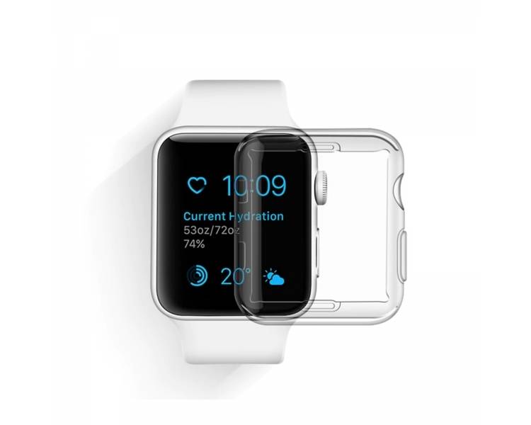 Funda Silicona Transparente Para Reloj Apple Watch Series 2 Y 3 42Mm