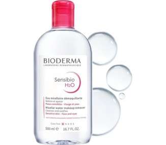 Bioderma Sensibio H2O Solution Micellaire Cleanser Makeup Remover 500ml