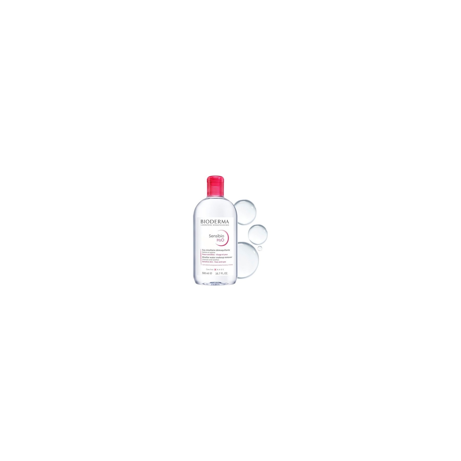 Bioderma Sensibio H2O Solution Micellaire Cleanser Makeup Remover 500ml