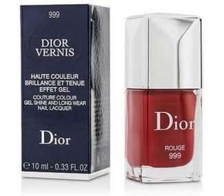 Dior Vernis Couture Color Gel Shine Long Wear Nail Lacquer Rouge 999