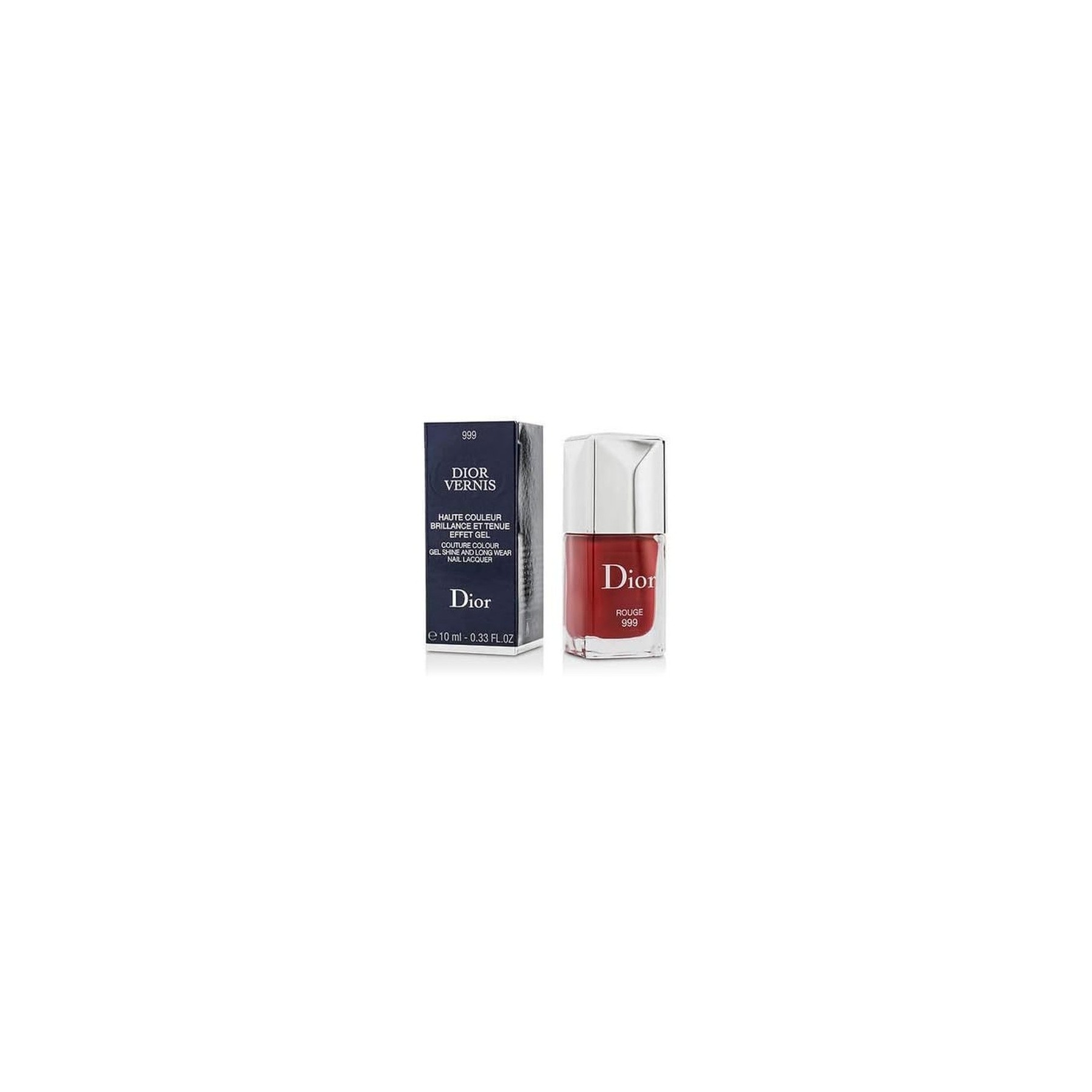 Dior Vernis Couture Color Gel Shine Long Wear Nail Lacquer Rouge 999
