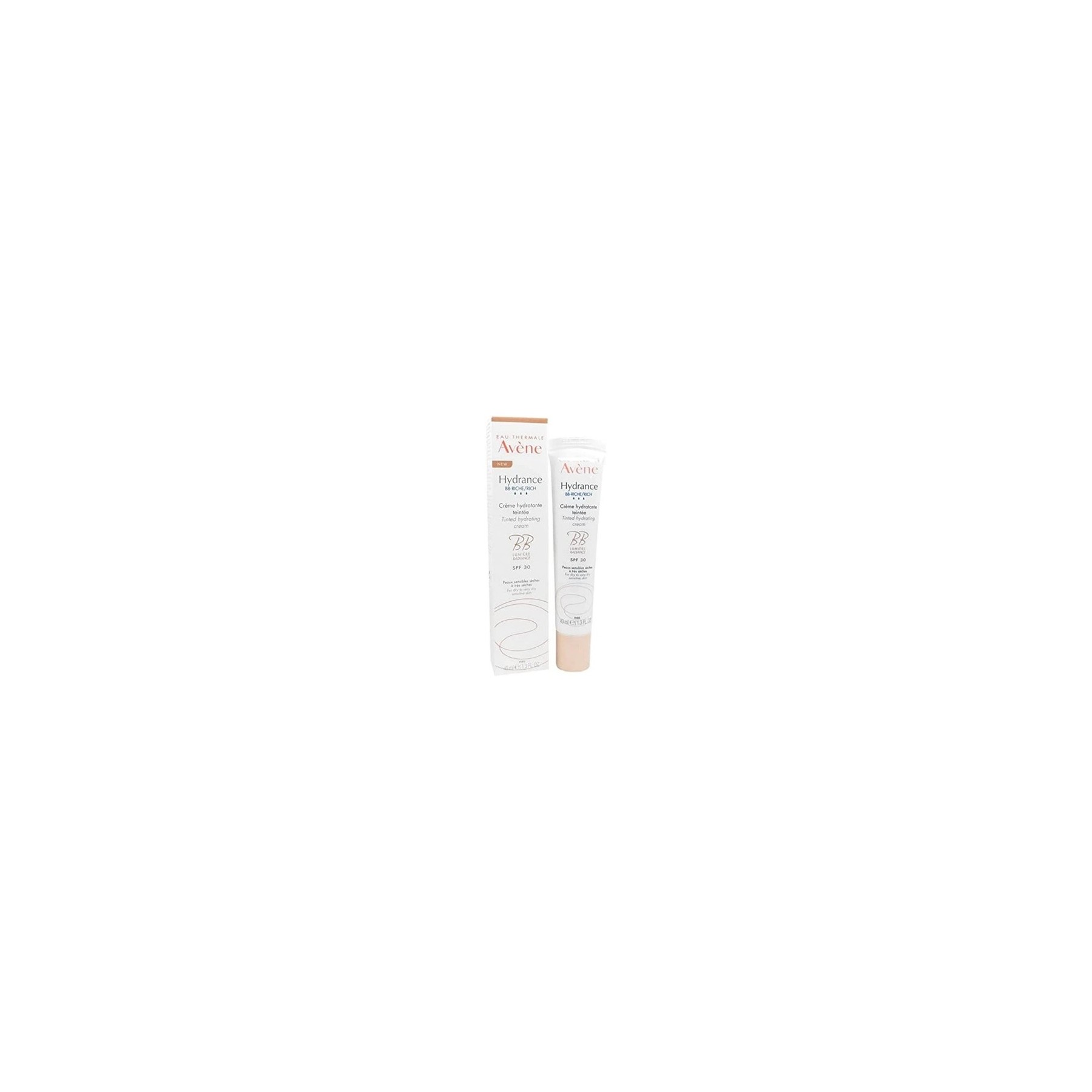 Avene Hydrance BB-Rich Tinted Hydrating Cream SPF 30 for Unisex 1.3oz