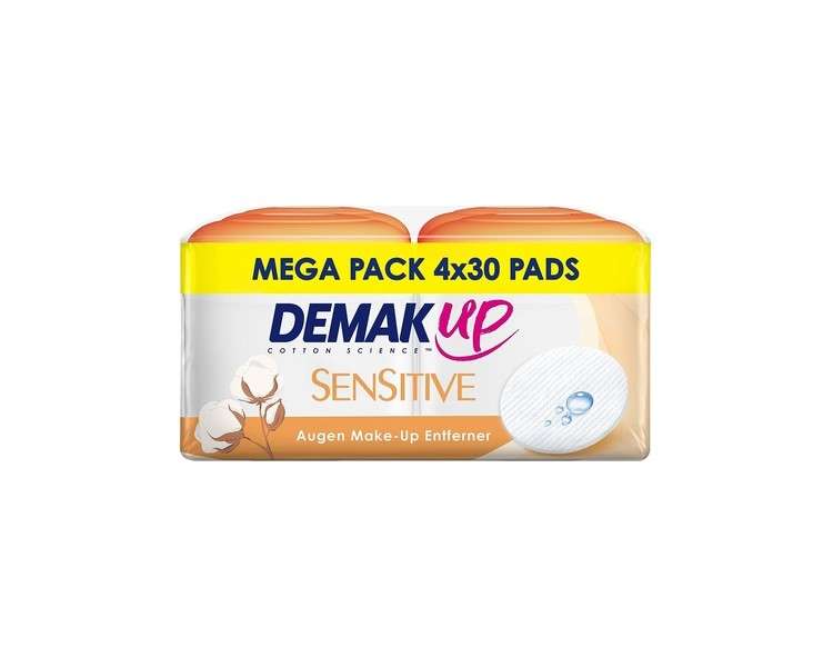 Demak'Up Sensitive Impregnated Make-Up Pads for Sensitive Skin 30 Cotton Pads