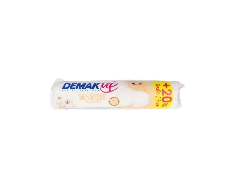Demak'Up Sensitive Round Cotton Pads for Sensitive Skin 60 Pads