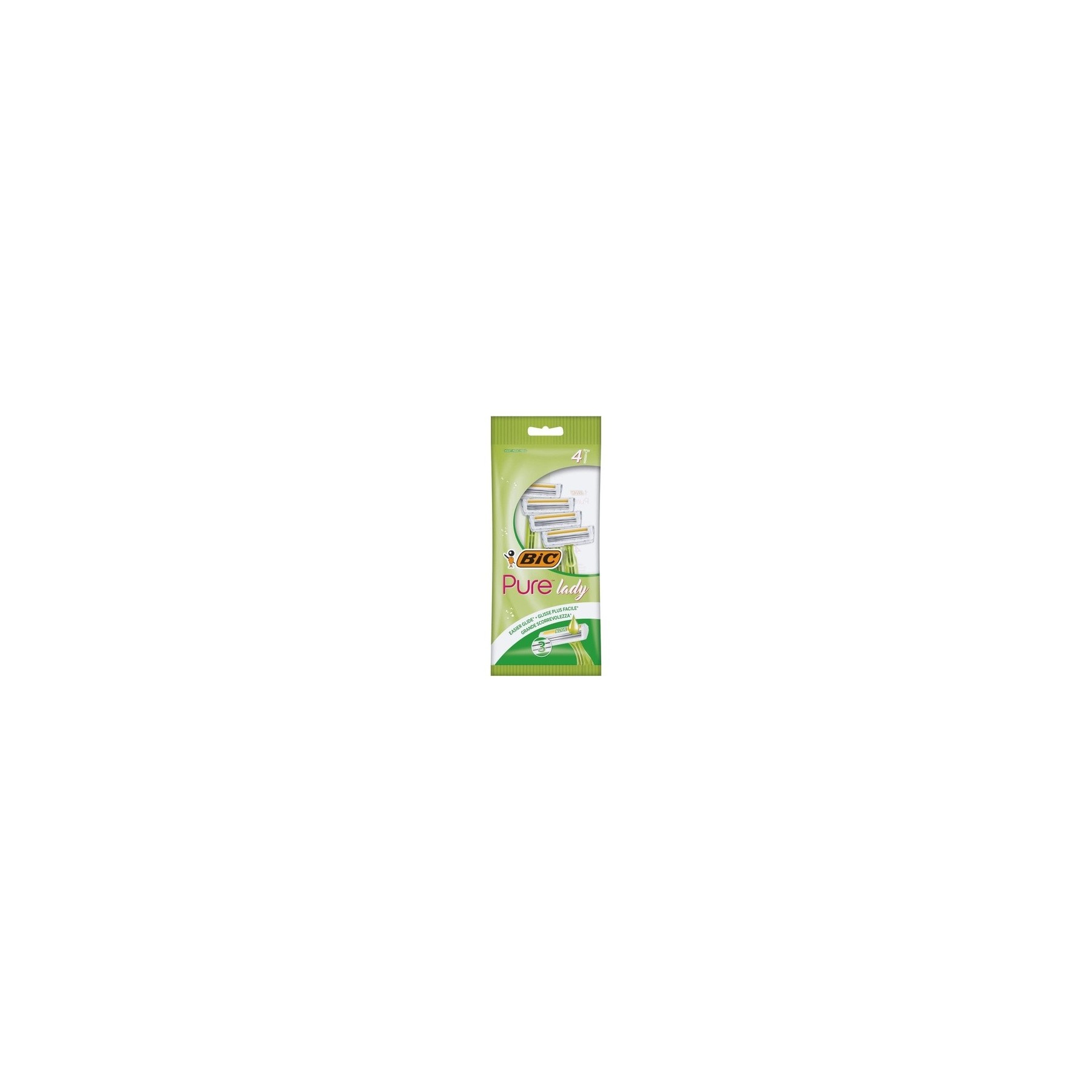 BIC Pure 3 Lady with Aloe Vera Razor - Pack of 4