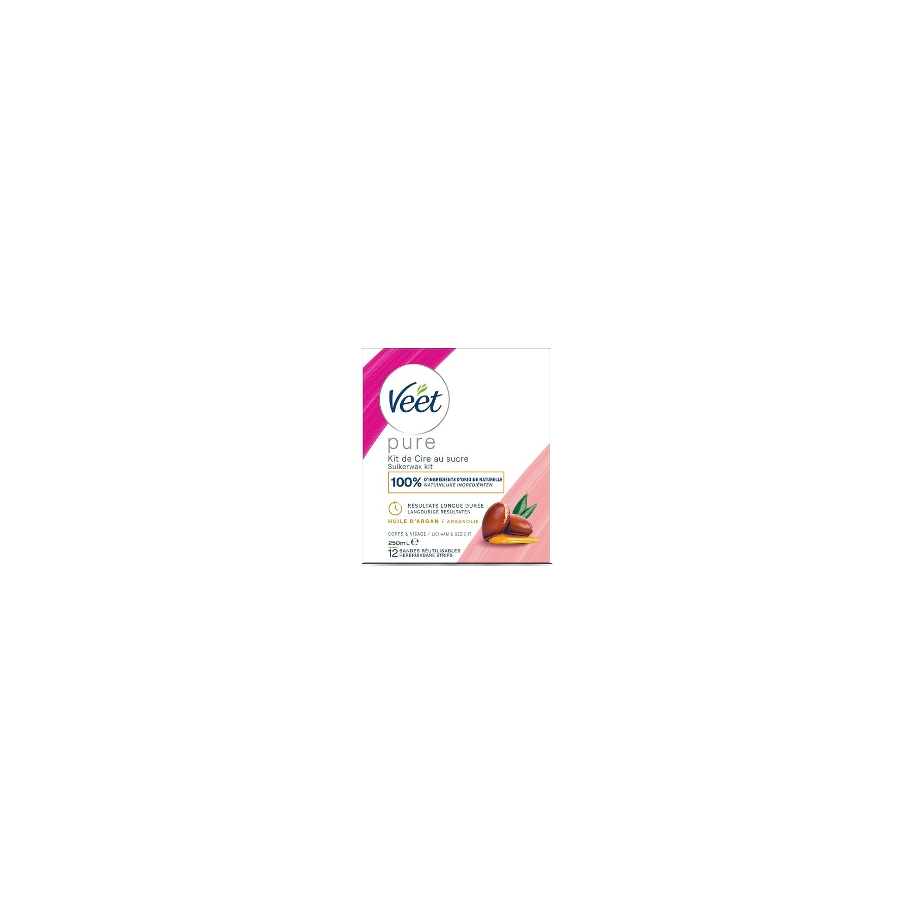 Veet Minima Pure Hot Wax Sugar and Argan Oil 250ml