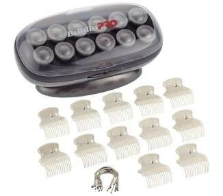 Babyliss Pro BAB3025E Jumbo Ceramic Heated Rollers 12 Pieces