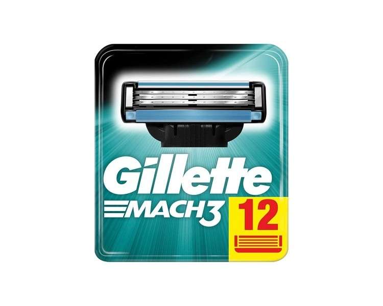 Gillette Mach3 Refill 12 Razor Blades