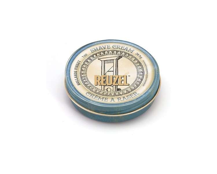 Reuzel Shave Cream Reduces Cuts and Nicks Highly Concentrated Rich and Super-Slick Formula Closest Most Comfortable Shave Reduce Scrapes and Razor Irritation Vegan Formula 28.5g