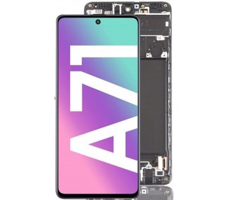 Kit Reparación Pantalla Para Samsung Galaxy A71 A715F, con Marco, iNCELL