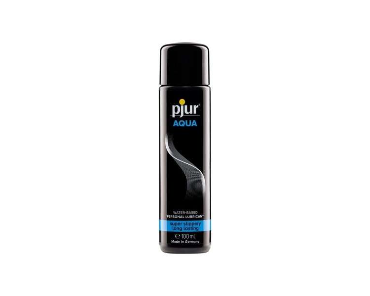pjur AQUA Premium Water-Based Lubricant for Excellent Glide and Moisture - 100ml