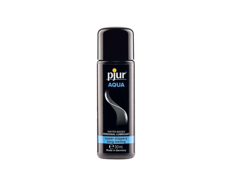 pjur AQUA Premium Water-Based Lubricant for Excellent Glide and Moisture - 30ml