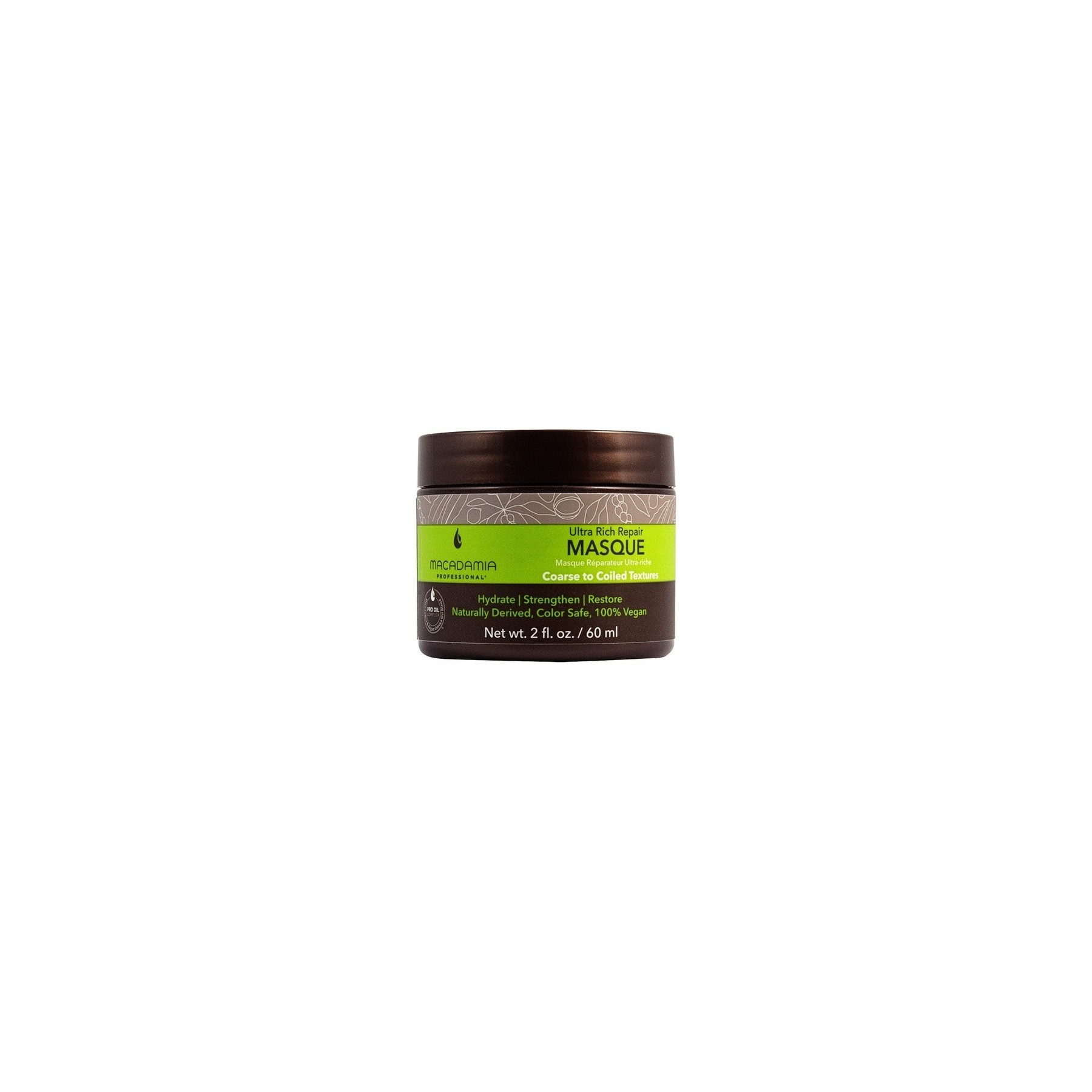 Macadamia Oil Ultra Rich Repair Masque for Unisex 2oz