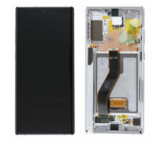 Pantalla para Samsung Galaxy Note 10 Plus y Marco Negra Original Reacondicionada