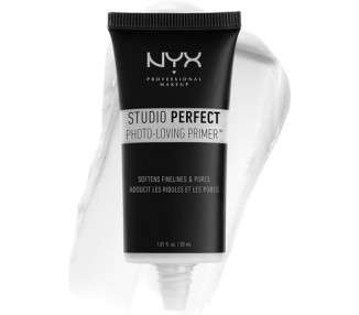 NYX Professional Makeup Studio Perfect Primer Clear Makeup Primer Base Even Complexion Minimises Fine Lines and Pores Vegan Formula