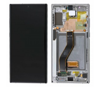 Pantalla para Samsung Galaxy Note 10 Plus y Marco Negra Original Reacondicionada