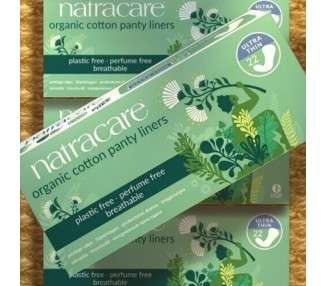 Natracare Ultra Thin Panty Liners 44 Count
