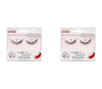 KISS Natural Lash Iconic 1 count - Pack of 2