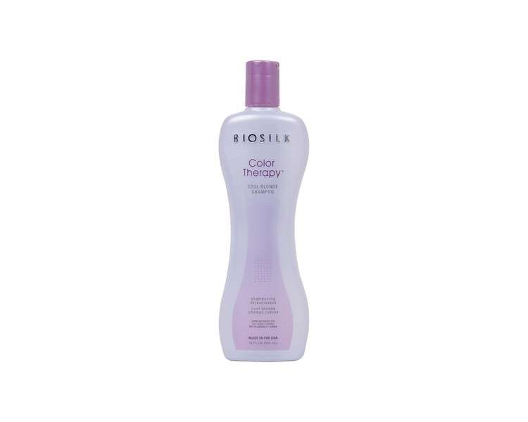 Biosilk Color Therapy Cool Blonde Shampoo for Unisex 12oz 355ml