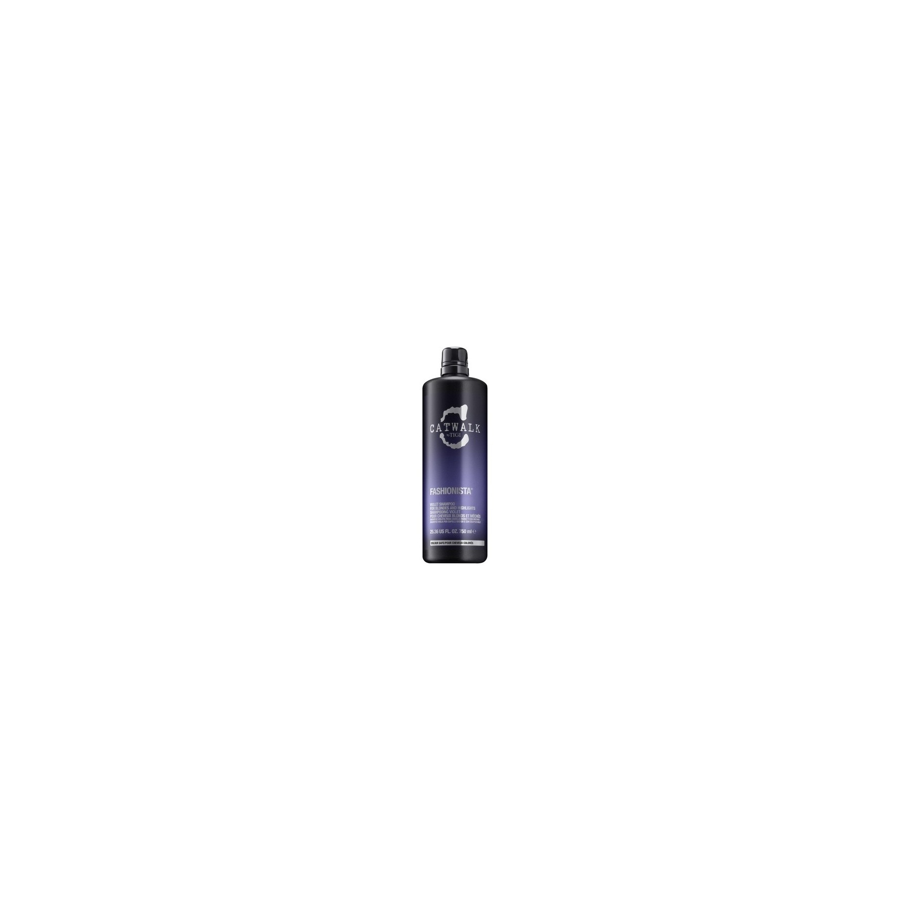 Catwalk by TIGI Fashionista Violet Purple Shampoo Sulphate-Free for Natural or Colored Blonde Hair 750ml