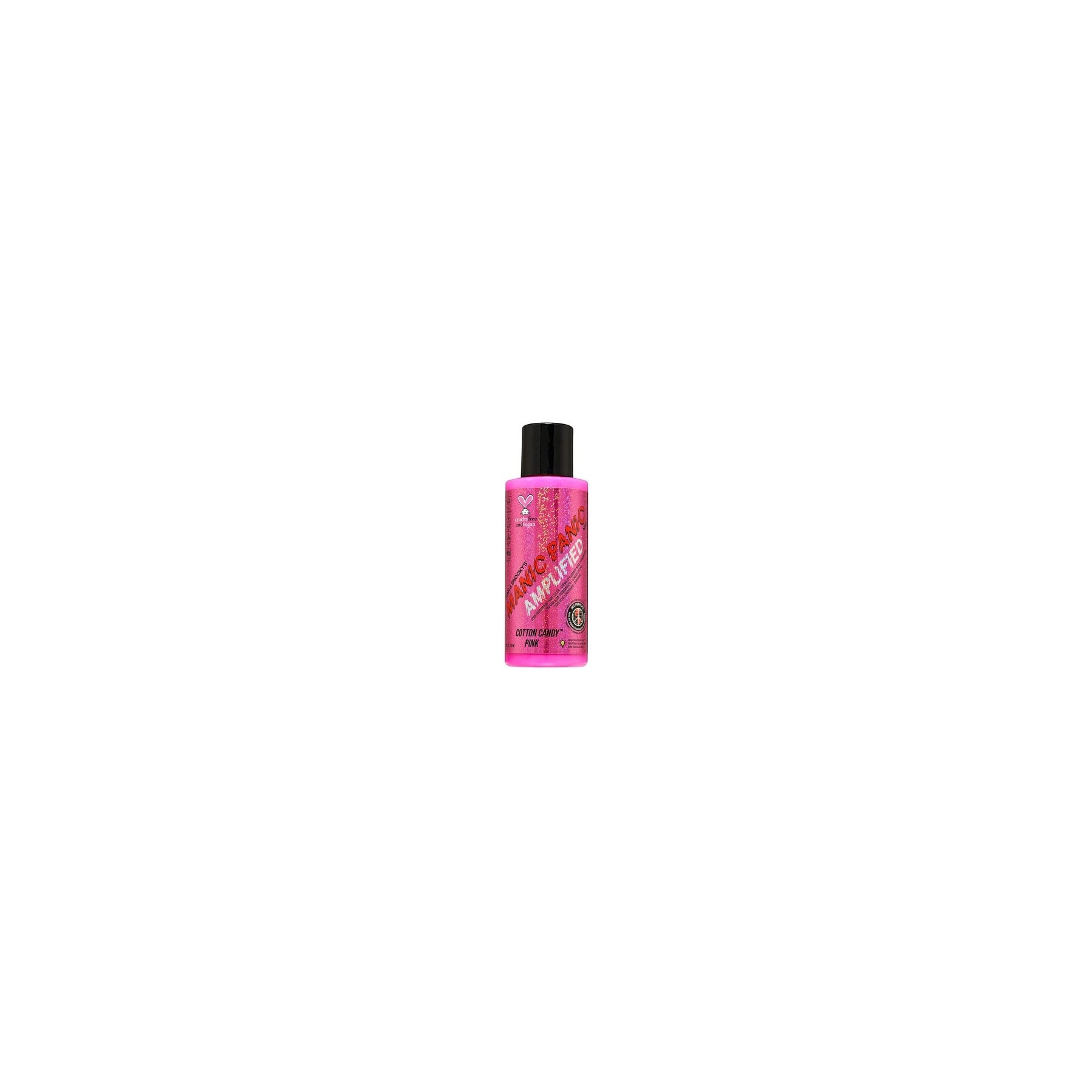 Manic Panic Cotton Candy Pink Amplified Creme Vegan Cruelty Free Semi Permanent Hair Dye 118ml