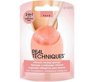 Real Techniques 2-in-1 Miracle Mixing Sponge for Foundation and Complexion Enhancers 24g
