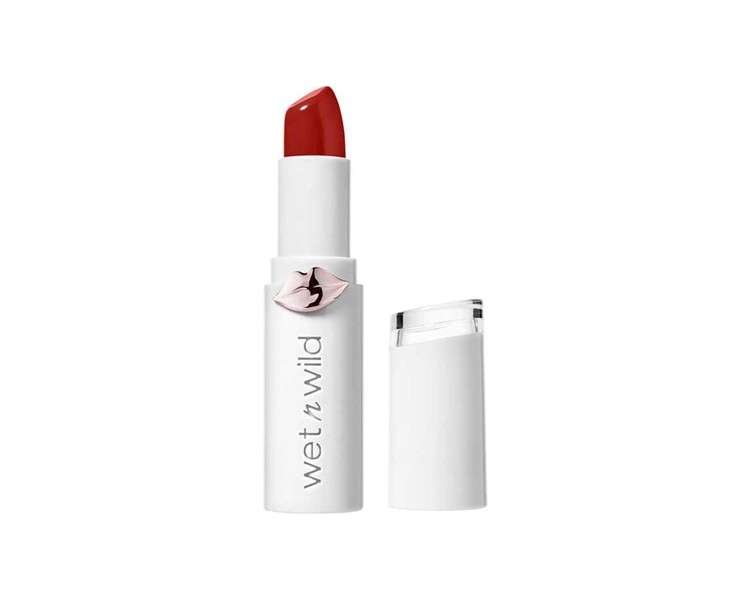 wet n wild Megalast Lipstick Moisturizing Lipstick with Shiny Finish Formula with Micro-Beads Natural Seaweed Coenzyme Q-10 Vitamin A & E Fire-Fighting Shine Finish