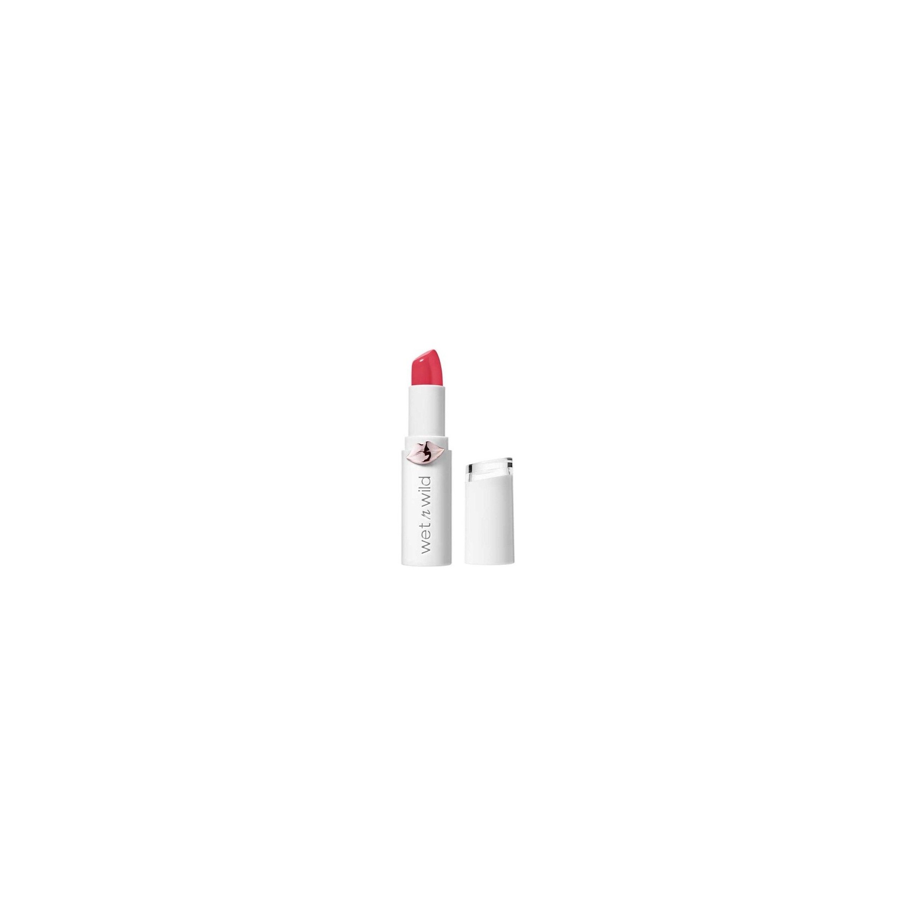 Wet n Wild Megalast Lipstick Long-Lasting Moisturizing Glossy Lipstick with Microbeads Natural Extracts Coenzyme Q10 Vitamin A & E Strawberry Lingerie