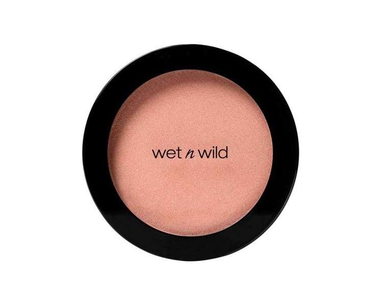 Wet n Wild Color Icon Blush Pearlescent Pink Pressed Powder with Silky Formula - Vegan