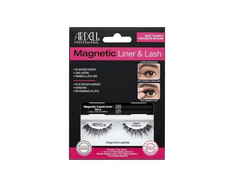 Ardell Magnetic Liquid Liner & Lash Demi Wispies with Magnetic Liquid Eyeliner