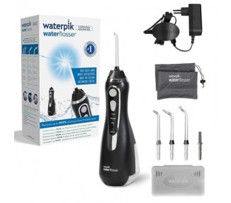 Waterpik Cordless Advanced Waterflosser with 4 Tips and 3 Pressure Settings Induction Charging System Black 1 Pack